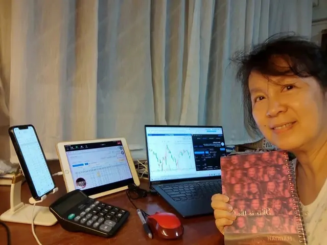 Investor analyzing charts